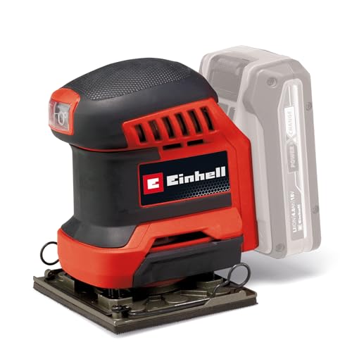 Einhell Smerigliatrice a batteria TE-OS 18/113, 3 X Li-Solo Power X-Change (18 V, levigatrice...