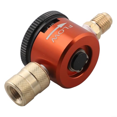 Bebykilemi For Hvac Pressure Nitrogen Purge Device Having 3position Dial for 1/4 Equipment Brass Connector Regulator for Purging and Inlet 50 Psi Brazing Inch Compatible Havi