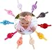 Qandsweet Baby Girl's Headbands Chiffon Hair Flower (10 Pack)