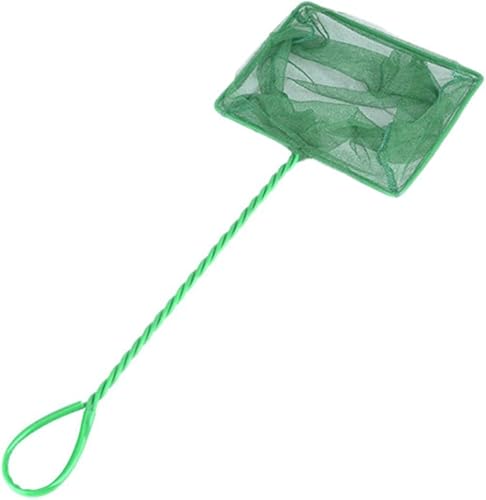 DRESSOOS Red de pescado para pecera Red de peces grande Red de pecera Red de acuario Red de captura de peces de acuario Malla de acuario Red de