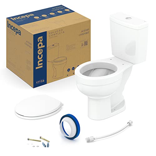 Kit Vaso Sanitário com Caixa Acoplada e Assento Soft Close Acesso Confort Incepa