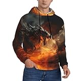 Fácil mantenimiento: diseñada para mayor comodidad, esta cómoda sudadera con capucha Fiery Dragon Of Chaos es lavable a máquina, lo que hace que sea fácil de mantener sin comprometer el estilo o el ajuste, lo que la convierte en un elemento imprescindible en las sudaderas para hombre