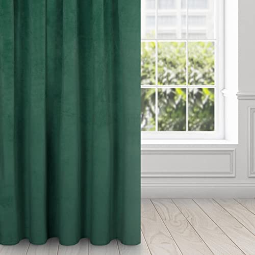 Eurofirany Villa Vorhang Samt Velvet Weich Kräuselband-1 STK. Edel Gardine Dick 290 g/m2 Elegant Glatt Einfarbig Flauschig Modern Klassisch… – Ansicht 5