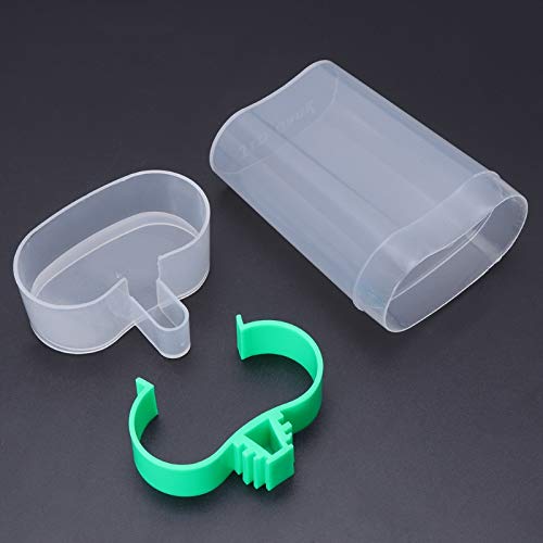 Wpmlady 2 Pcs Automatic Bird Waterer Food Feeder, Birds Clear Dispenser Feed, Bird Feed Water Dispenser (2 Pcs)