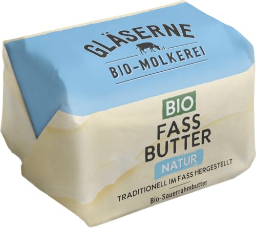 GM Bio Fassbutter natur für gesunde Ernährung bei Mahlzeiten
| GM Bio Fassbutter natur mit Sauerrahm ideal für Bio-Esse