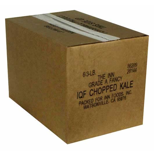 Savor Brands Individual Quick Frozen Chopped Kale, 3 Pound - 6 per case.
