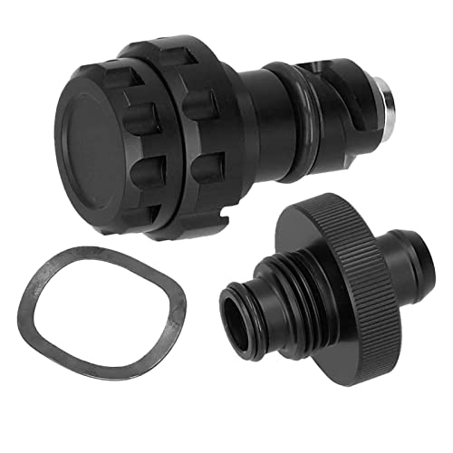 Tapón de drenaje de aceite para coches 2015+ con protección magnética negra 2
