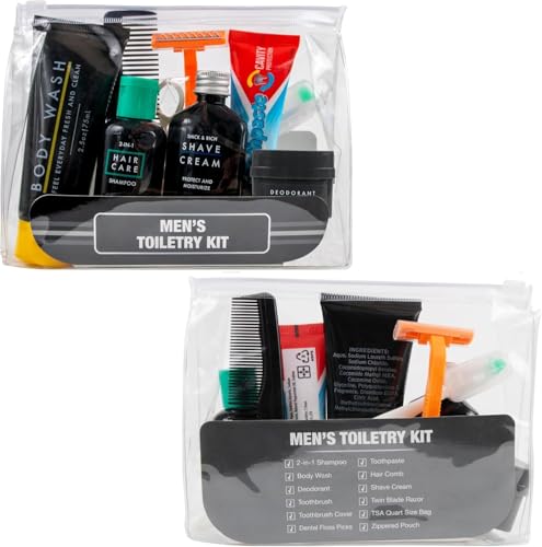 Kit de higiene individual com 25 unidades