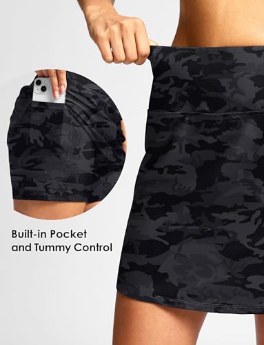 Image of Viodia Women's 18 inch /20 inch Long Swim Skirt High Waisted Modest Swimsuits Skirt Bathing Suit Tummy Control Swim Bottoms