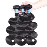 Panse Hair Grade 10a Body Wave Bundles 16 18 20 Inches 100% Unprocessed Peruvian Virgin Hair Weaving