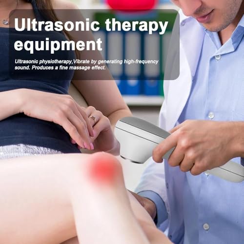Dispositivo di terapia ad ultrasuoni per alleviare il dolore con intensità regolabile e timer, attrezzatura per fisioterapia domestica per ginocchia, spalle, braccia lombari, collo