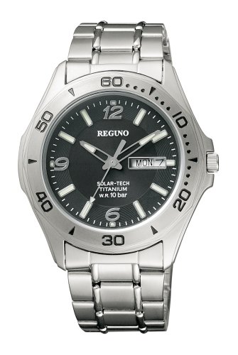 [シチズン]CITIZEN 腕時計 REGUNO レグノ ソーラーテック スタンダード チタンモデル RS25-0013B メンズ
