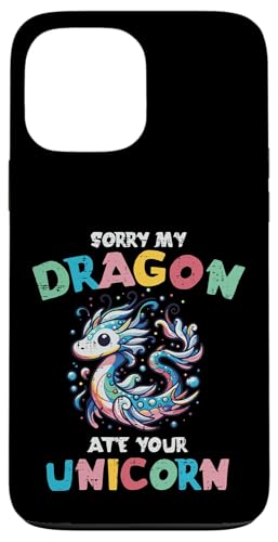 My Dragon Ate Your Unicorn �t�@�j�[�t�@���^�W�[ �K�[���Y �L�b�Y ���f�B�[�X �X�}�z�P�[�X iPhone 13 Pro Max �p