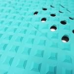 5 Piece EVA Surfboard Deck Traction Pads for Stomp Skimboards, Surf Boards, Funboard, Fish Board/Aqua Blue Gray Black - Image 3