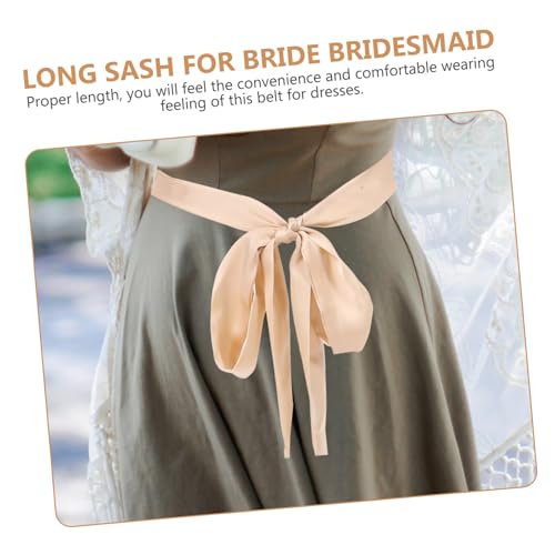 Bridal Waist Belt for Women Elegant Sash Accessory for Dresses Parties and Weddings Minimalist Design for Formal Attire DIY Bowknot Option4