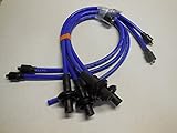 baja vw bus  TAYLOR 409 RENNEN KABEL SET, BLAU, Dune Buggy vw Baja Bug