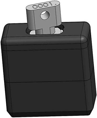 Black Aluminium OBDII Port Lock with Key Lock for Vehicle Security