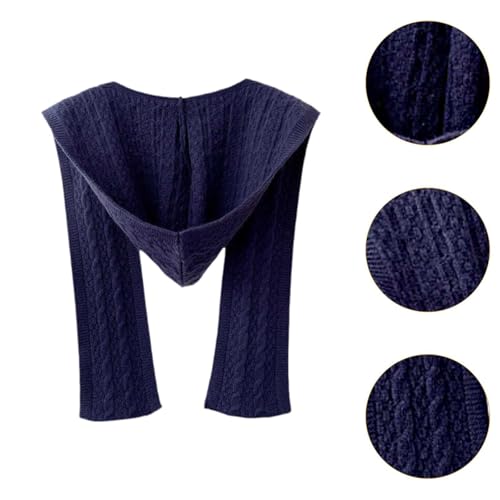 Bufanda con capucha térmica y bufanda suave de invierno unisex 2