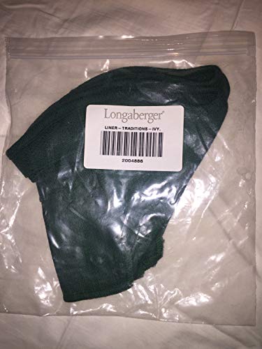 Longaberger Liner for Traditions Basket in Ivy Fabric