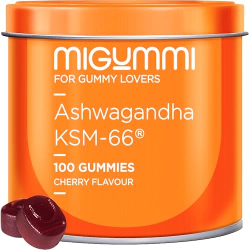 Ashwagandha Gominolas - 100 Gummies sabor natural a Cereza - With...