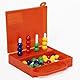 Italveneta Didattica Abakus Multibase Lernspiel - Abakus-Set mit 40 bunten Kugeln, 16 Stangen in verschiedenen Größen, für Kinder ab 3 Jahren, Box Orange