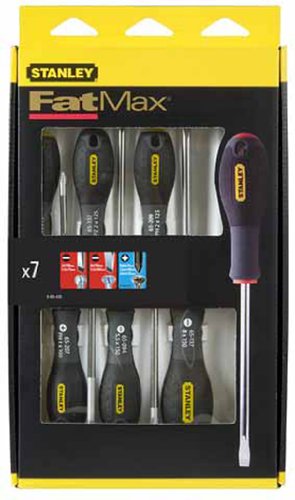 Jeu de 7 Tournevis STANLEY FATMAX 0 65 425 Electricien + Mecanicien + Pozidriv - vue 3