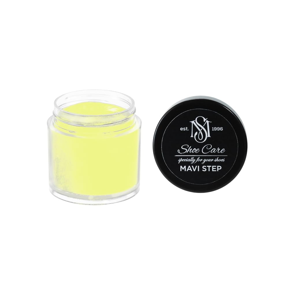 Pâte correctrice d'accros cuir MAVI STEP comble et répare le jaune citron vert