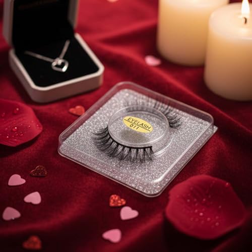 Image of Alvero Beauty Tools 6D Handmade False Eyelashes, Natural & Soft Gracy Look Artificial Eyelasher Eye Lashes for Women & Girls, Lightweight Synthetic Hair Fluffy Style Eyelash (1 Pair) (Eyelash 10)