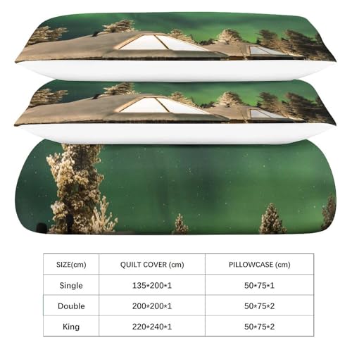 Funda de edredón infantil Aurora reversible en microfibra suave de 200x200 cm 7