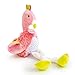 BABY NAT' - Peluche Flamant Rose - 30 cm - Rose - Cadeau Fille - BN0426