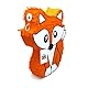 Nislai Fuchs Pinata Set | Ideal für die Mädchen Geburtstag Party | Pinata Geburtstag | Perfekt als Pinata Geschenk | Für Geburtstag oder als Deko Party | u. 40x30x10 inkl. Stock u. Augenbinde