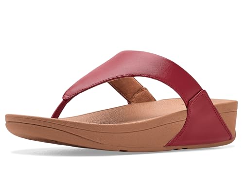 Image of FitFlop Womens Lulu Leather Toe Post Sandals