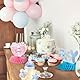 9 Stück Gender Reveal Party Deko Bienenwabe Mittelstück Tischdekoration Mädchen oder Jungen Dekoration für Tischdeko Babyparty Baby Shower Tischaufsätze Geschlecht Verkünden