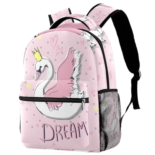 Sac de voyage décontracté Crown Swan Dream, cadeau ado fille garçon