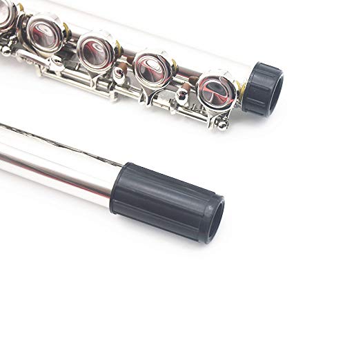 image for Liyafy Black C Flute Protective Cap Flute Cover Accessories Part Pack 