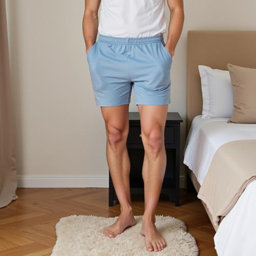 Image of AIMPACT Men's 4 inch Inseam Sleep & Lounge Pajama Shorts with Pockets