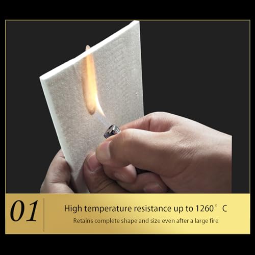 Feuille d'isolation en fibre de céramique 0.4cm résistante à 1260°C pour tuyaux