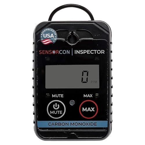 Sensorcon Inspector 2 Portable Carbon Monoxide Detector with Visual & Audio Alerts – Professional-Grade Digital CO Detector for Industrial & Commercial Applications