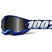 100% Accuri 2 Sand Motocross & Mountain Biking Goggles (Blue - Smoke Lens) MX and Mountain Bike Racing Protective Eyewear