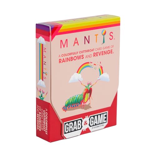 Image of Exploding Kittens Mantis Grab and Game 2-4 Players, Ages 7+ | Steal or score in this compact, travel-friendly Mantis. Quick to learn, colorful, and great for road trips or camping.