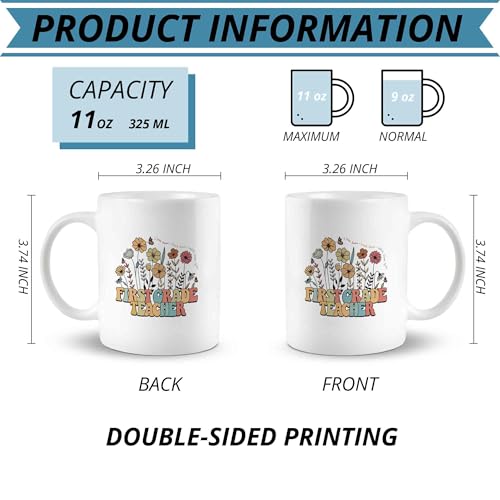Taza de Cerámica Floral para Maestros 11 Onzas miniatura 7