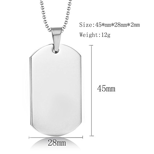 Lifashion Personalized Motorcycle Necklace For Men - Stainless Steel Customized Biker’s Prayer Pendant Motor Punk Rock Gothic Dog Tag Necklaces Street Hip Hop Jewelry Gift For Man Boys,Free Engraving #TOP1
