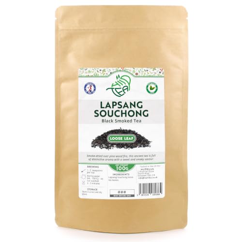 Lapsang Souchong Smoked - Premium Black Loose Leaf Tea (100g)