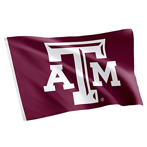 Desert Cactus Texas A&M University TAMU Flag - 3 x 5 Feet Aggies Banner, Indoor/Outdoor Durable Fabric, 100% Polyester Design (Style 1)