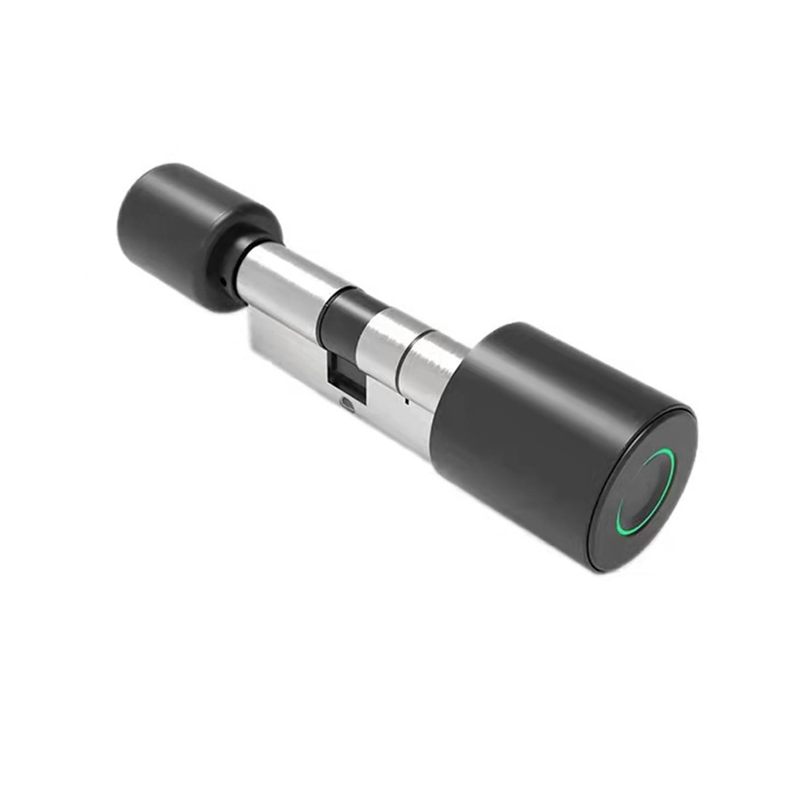 Smart lock, fingerprint lock. Tuya Bluetooth Smart Door Lock Cylinder Fingerprint App Remote Security European Home Electric Keyless Entry Door Lock Core ( Color : Tuya Black , Size : 45 and 45 to 55