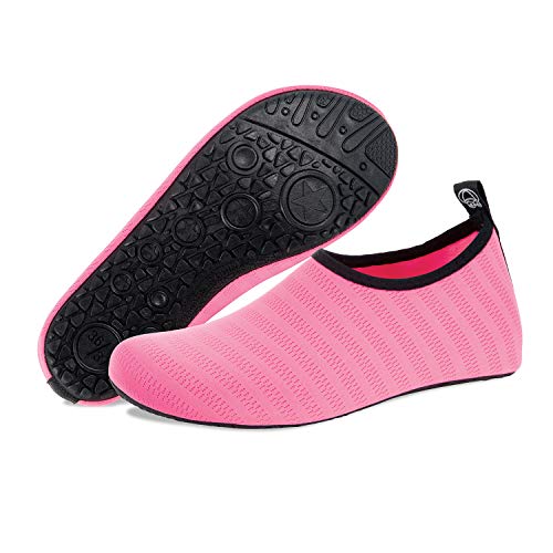 Image of WateLves Womens and Mens Kids Water Shoes Barefoot Quick-Dry Aqua Socks for Beach Swim Surf Yoga Exercise