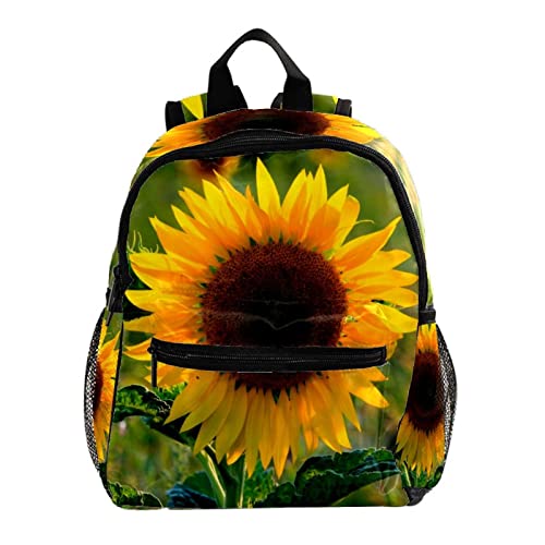 Sac à dos enfant multicolore avec imprimé floral tournesol
