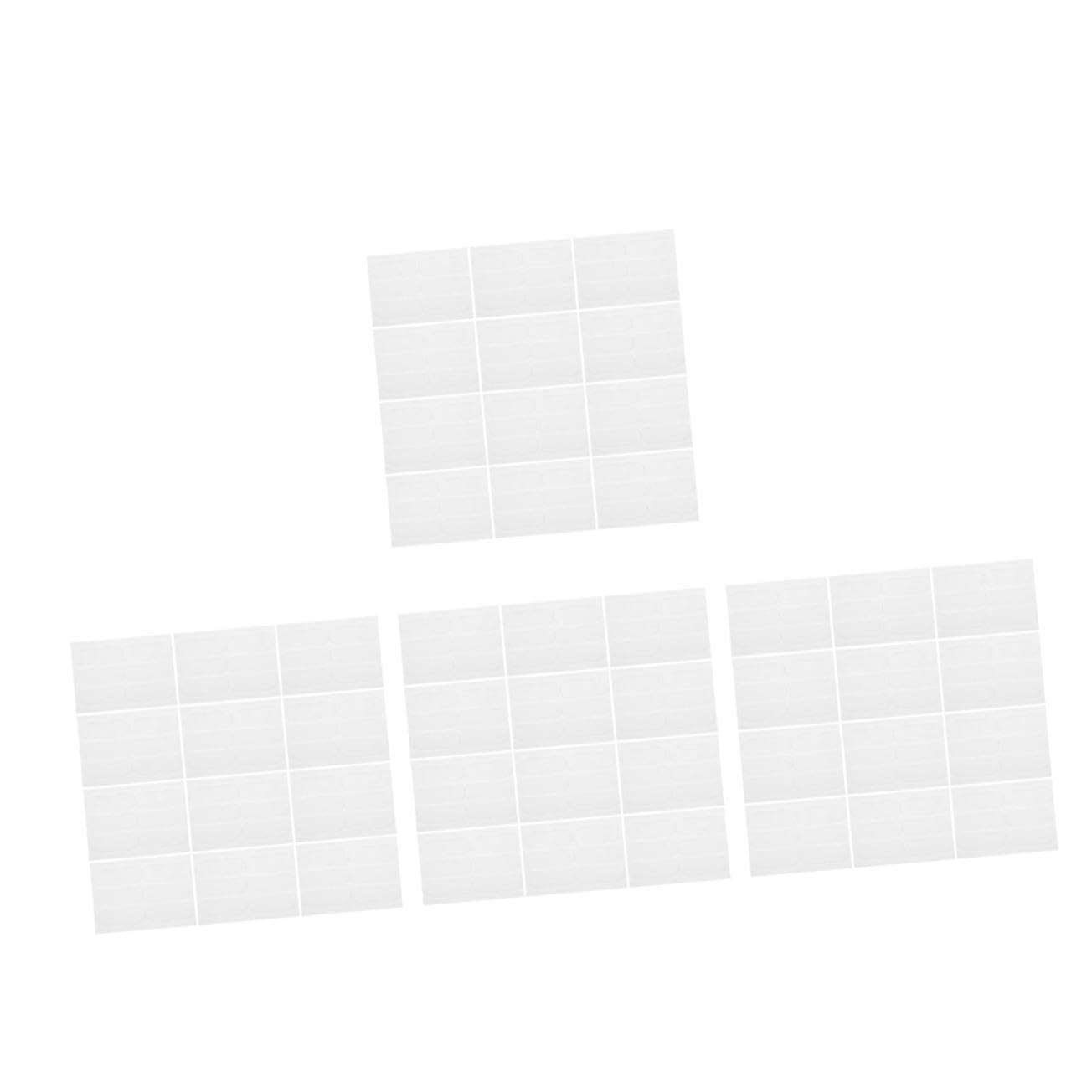 NULYLU 4sets Cosmetic Ear Tape Ear Support Stickers for Women Silicone Stickers for Protruding Accessory Non-Slip Lasts 3-4 Days for Makeup 60pcs*4