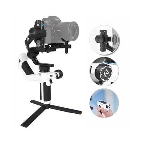 Ficha técnica Estabilizador de cardán portátil Todo en uno de 3 Ejes para Sony A7III GoPro 12 iPhone 15 Pro AI Tracker Mini 2 Black White - Fernando Cortés