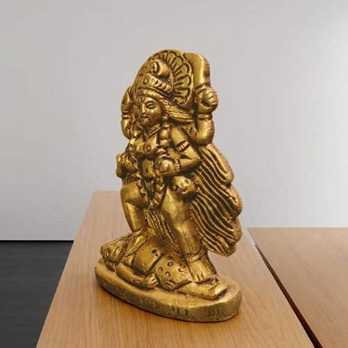 Estatua de Diosa Kali de Bronce 2.5 pulg. miniatura 3